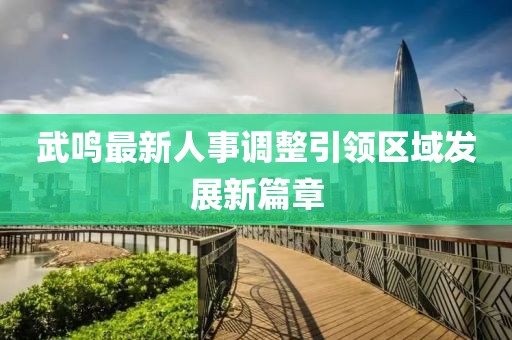 武鸣最新人事调整引领区域发展新篇章