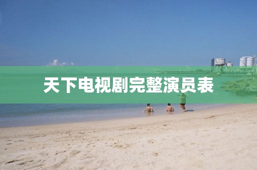 天下电视剧完整演员表