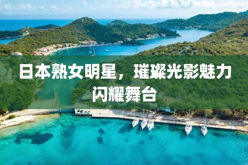 日本熟女明星，璀璨光影魅力闪耀舞台