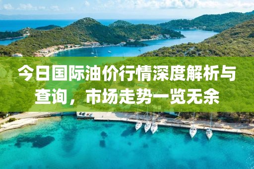 今日国际油价行情深度解析与查询，市场走势一览无余
