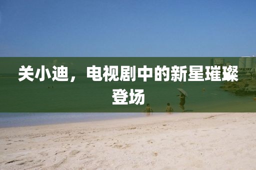 关小迪，电视剧中的新星璀璨登场