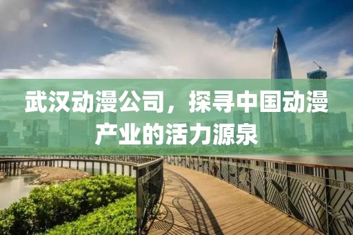 武汉动漫公司，探寻中国动漫产业的活力源泉