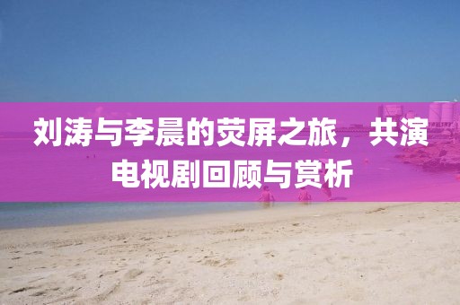 刘涛与李晨的荧屏之旅，共演电视剧回顾与赏析