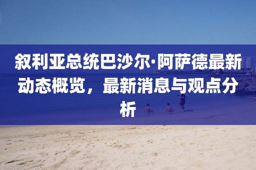叙利亚总统巴沙尔·阿萨德最新动态概览，最新消息与观点分析