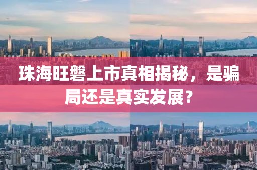 珠海旺磐上市真相揭秘，是骗局还是真实发展？
