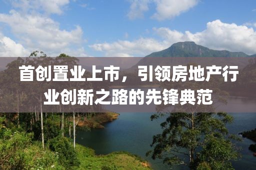 首创置业上市，引领房地产行业创新之路的先锋典范