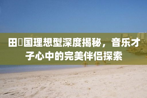 田柾国理想型深度揭秘，音乐才子心中的完美伴侣探索