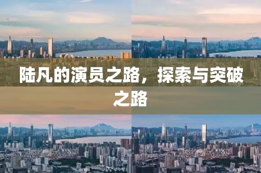 陆凡的演员之路，探索与突破之路