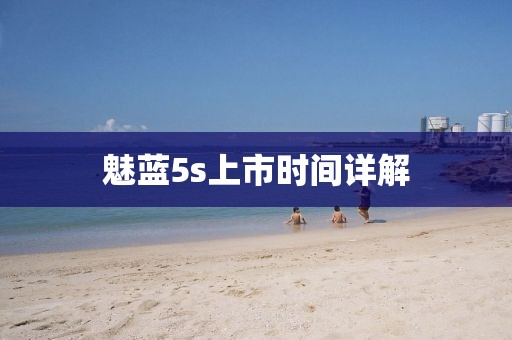 魅蓝5s上市时间详解