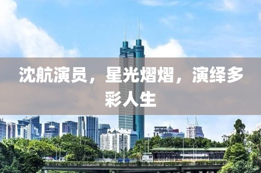 沈航演员，星光熠熠，演绎多彩人生