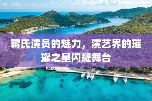 蒋氏演员的魅力，演艺界的璀璨之星闪耀舞台