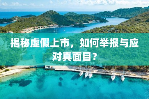 揭秘虚假上市，如何举报与应对真面目？