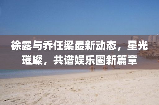 徐露与乔任梁最新动态，星光璀璨，共谱娱乐圈新篇章