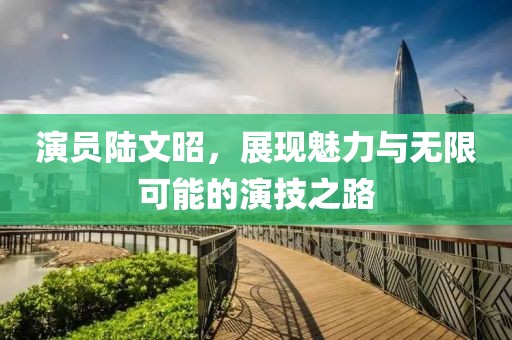 演员陆文昭，展现魅力与无限可能的演技之路