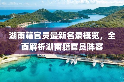 湖南籍官员最新名录概览，全面解析湖南籍官员阵容