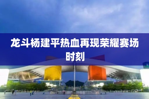 龙斗杨建平热血再现荣耀赛场时刻