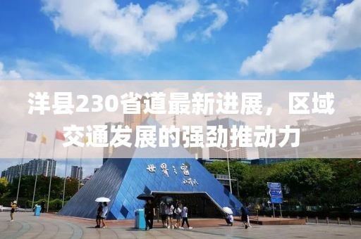 洋县230省道最新进展，区域交通发展的强劲推动力