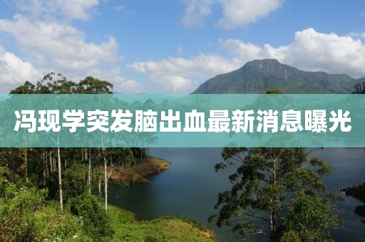 冯现学突发脑出血最新消息曝光