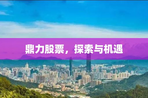 鼎力股票，探索与机遇