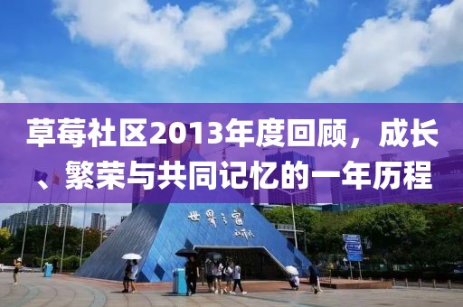 草莓社区2013年度回顾，成长、繁荣与共同记忆的一年历程