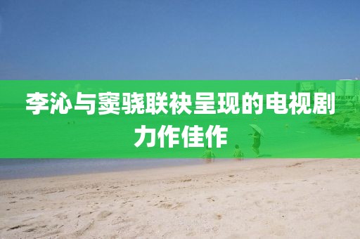 李沁与窦骁联袂呈现的电视剧力作佳作