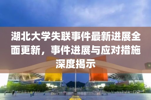 湖北大学失联事件最新进展全面更新，事件进展与应对措施深度揭示