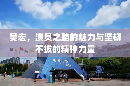 吴宏，演员之路的魅力与坚韧不拔的精神力量