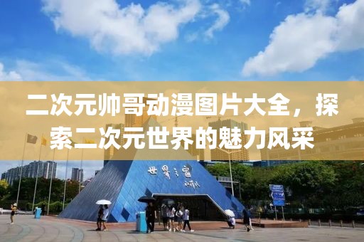 二次元帅哥动漫图片大全，探索二次元世界的魅力风采