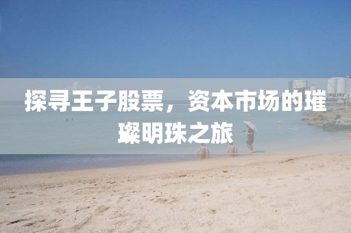 探寻王子股票，资本市场的璀璨明珠之旅