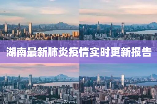 湖南最新肺炎疫情实时更新报告