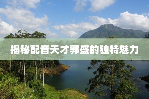 揭秘配音天才郭盛的独特魅力