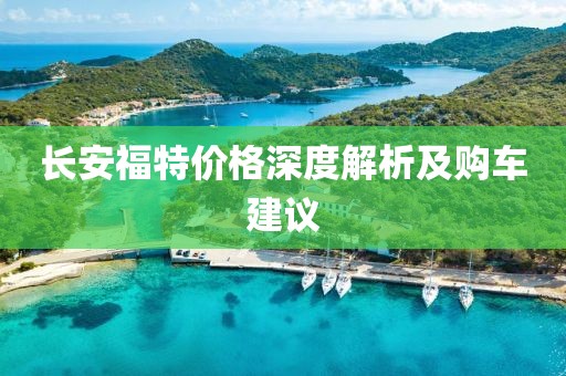 长安福特价格深度解析及购车建议
