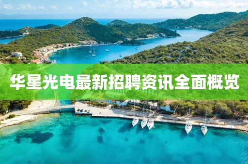 华星光电最新招聘资讯全面概览