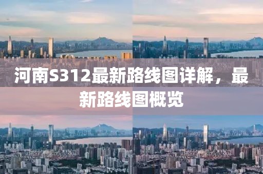 河南S312最新路线图详解，最新路线图概览