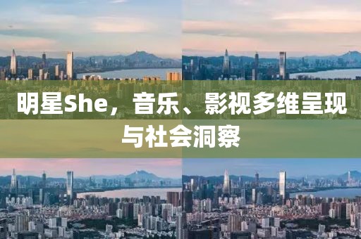 明星She，音乐、影视多维呈现与社会洞察