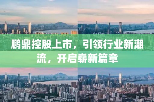 鹏鼎控股上市，引领行业新潮流，开启崭新篇章