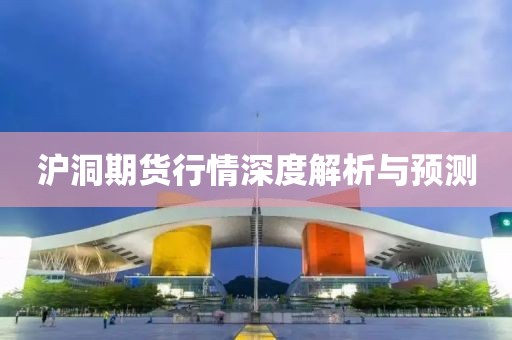 沪洞期货行情深度解析与预测