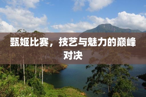 甄姬比赛，技艺与魅力的巅峰对决