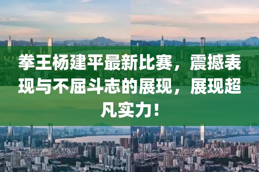拳王杨建平最新比赛，震撼表现与不屈斗志的展现，展现超凡实力！