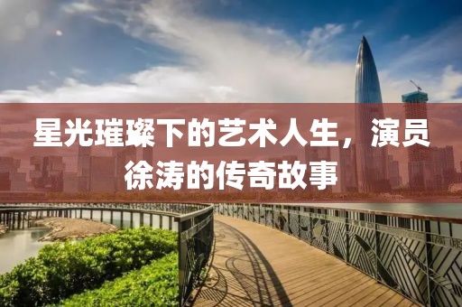 星光璀璨下的艺术人生，演员徐涛的传奇故事
