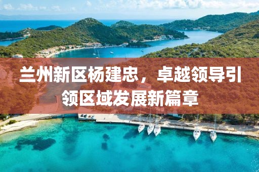 兰州新区杨建忠，卓越领导引领区域发展新篇章