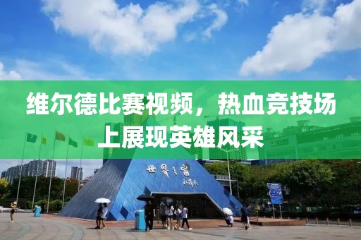 维尔德比赛视频，热血竞技场上展现英雄风采