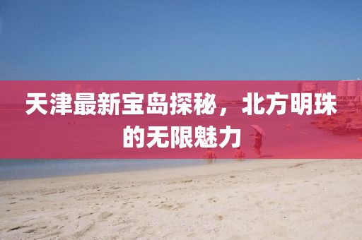 天津最新宝岛探秘，北方明珠的无限魅力