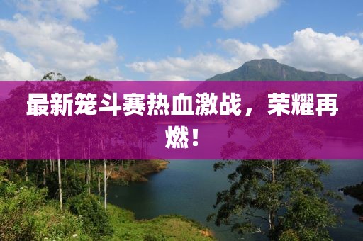 最新笼斗赛热血激战，荣耀再燃！