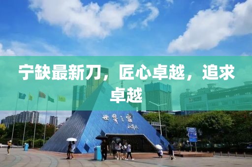 宁缺最新刀，匠心卓越，追求卓越