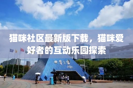 猫咪社区最新版下载，猫咪爱好者的互动乐园探索