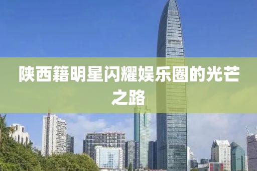 陕西籍明星闪耀娱乐圈的光芒之路