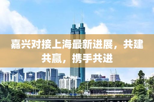 嘉兴对接上海最新进展，共建共赢，携手共进