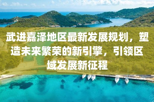 武进嘉泽地区最新发展规划，塑造未来繁荣的新引擎，引领区域发展新征程