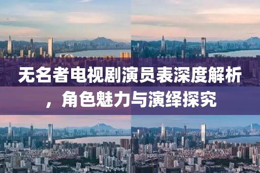 无名者电视剧演员表深度解析，角色魅力与演绎探究